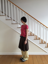 YWD PLAID PLEATS SKIRT (3color)