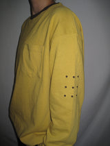 Pocket Contrast Ringer Long Sleeve T-Shirt(4c)