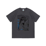 クローズアップガールTシャツ (CHARCOAL)