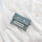 【MADE】コーデュロイミニカードウォレット