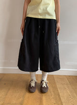 [unisex] ニニンポケットバミューダバンディングパンツ
