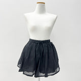 Ribbon puff strap blouse skirt pants setup SET (3 colors)
