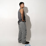 24SS BLACK TAPE  SLEEVELESS (CHARCOAL)