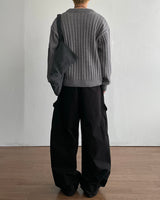 Frame V-neck Crop Knit