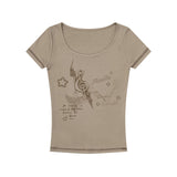 Mira Music Graphic Slim T-shirt
