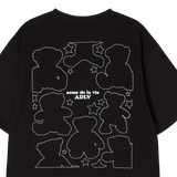 25SS ベアドールラインアーカイブショートスリーブTシャツ ブラック