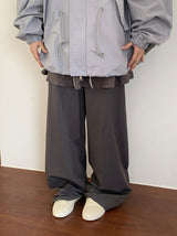 Pisont Dot Layered Skirt Pants