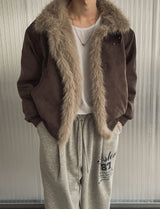 Creme Raccoon Fur Padding Mustang
