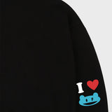 [UNISEX]エルボーアイラブフーディー