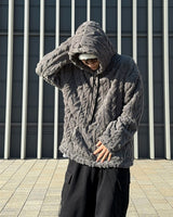 Moko Wool Hoodie (Gray)