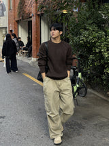Pigment back banding work pants