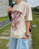 デンティグラフィックショートスリーブTシャツ