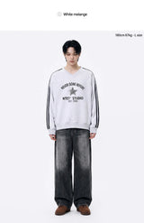 neverstar track v-neck sweatshirt (4color)