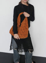 Jeanne Suede Shoulder Bag_Camel