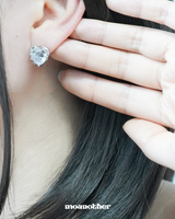 [925 SILVER NEEDLE]トゥインクルキュービックピアス