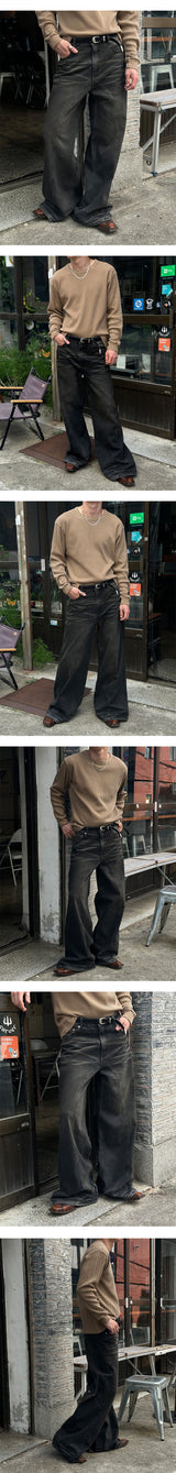 [Unisex] ピグメントワッフルニットスリーブ (3color)