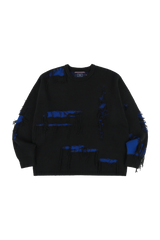 ROUGH DAMAGE KNIT