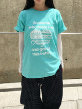 ピークニューヨークレタリング半袖Tシャツ (3c)