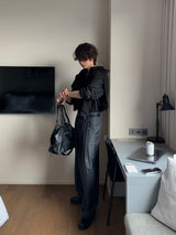 LMN & F コットンクラシックオーバーサイズフィットシャツ (9 colors)