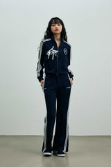 JOEL JERSEY TRACK PANTS / NAVY