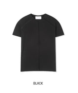 セントラルジッパーラグラン半袖Tシャツ