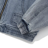 DENIM QUILTING JACKET [BLUE]