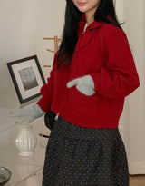 Hudley Pocket High Neck Knit Zip-Up Cardigan