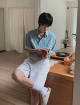 Lion Stripe Half Shirt