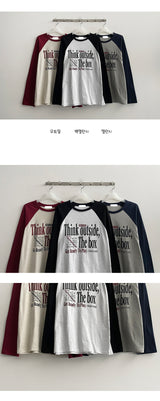 テンスラグランロングスリーブTシャツ (2 colors)