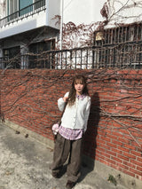 woorong round cardigan