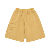 24FW APPLIQUE LOGO PIGMENT SHORT PANTS LIGHT YELLOW
