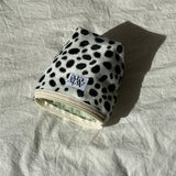 classic pouch_ dalmatian whiteblack