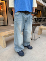 MILK DENIM WIDE PANTS