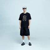 Wild South Lettering Tshirts Black