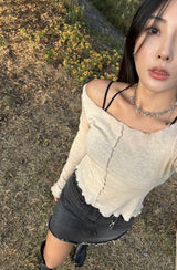 パールアンドパイプネックレス/pearl and pipe necklace