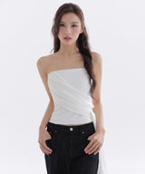 MUSE CHIFFON DRAPE TOP_TT6S210IV