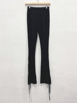 RIBBON BOOTCUT LEGGINGS (4COLOR)