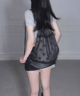 Dot Frill Gym Sack (2colors)