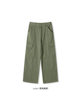 [Unisex] Work pocket cargo wide pants(4color)