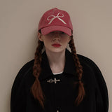 Red Pigment Ribbon Cap