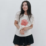 Basic Rose T-shirt (Cream)