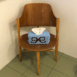 【MADE】キャンディリボンティッシュケース (blue)