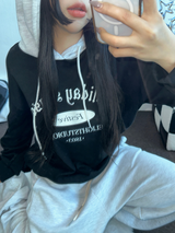 カラーレーションバケーションフーディーTシャツ💙🤍🖤3カラー