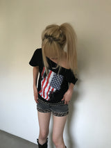 アメリカンフラぐオフショルダーT