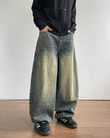 Pove Curved Denim Pants