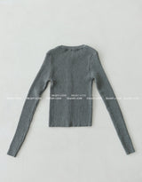 V-neck Knit Sleeveless Cardigan Set
