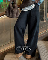 【MADE】ワイドフリースバンディングパンツ