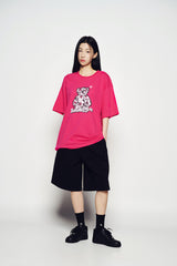25SS スターベアショートスリーブTシャツ ホットピンク