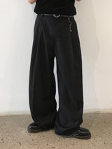 Olen two-tuck wide slacks 3C