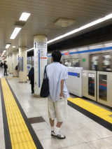 オーサムストライプオックスフォードショートスリーブシャツ